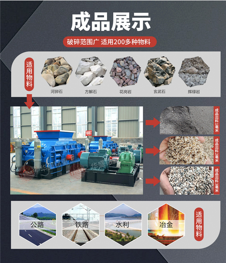 對輥制砂機(jī) 鉀長石制砂機(jī)